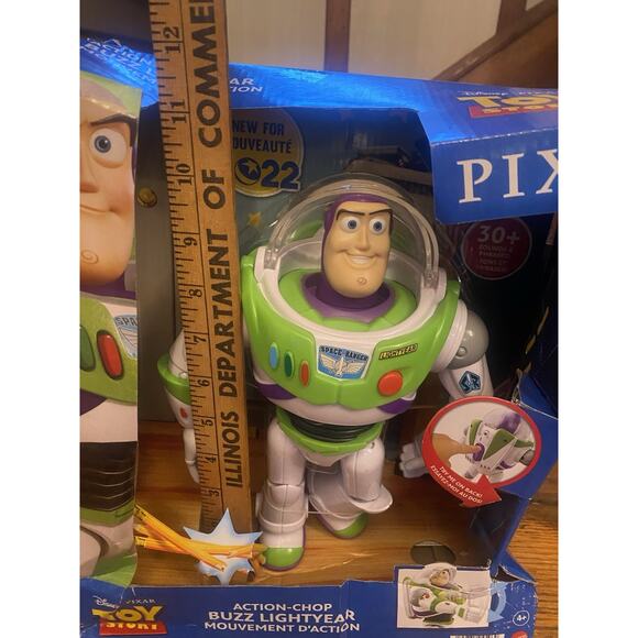 Disney Pixar Toy Story Action-chop Buzz Lightyear Toy New With Box 2021 - Picture 5 of 8
